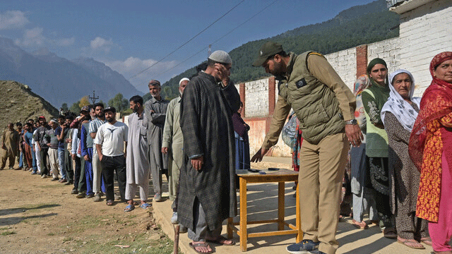 India-held Kashmir votes in round two of regional polls amid protests