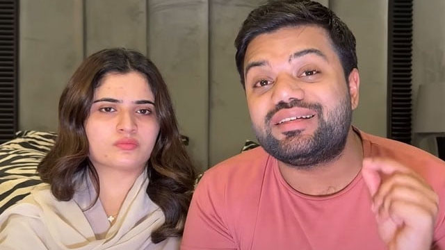 YouTubers Ducky Bhai and his wife Aroob Jatoi released after arrest