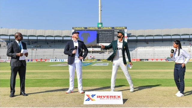 Second Test: Pakistan win toss, decide to bat first against England