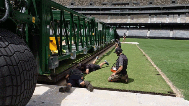 Pakistan vs Australia series: Drop-in pitch installed at Perth Stadium