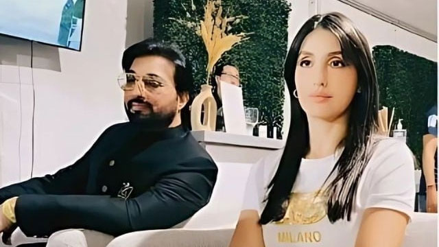 WATCH: Actor Saud Qasmi and Bollywood dancer, actress Nora Fatehi spotted together in US