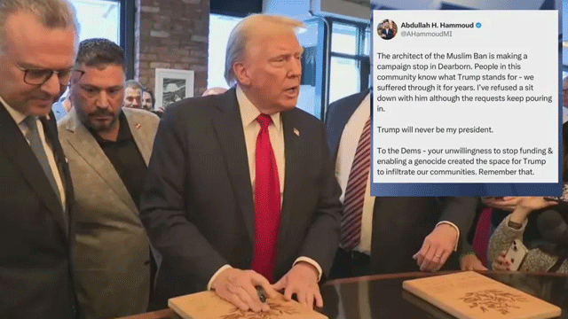 Muslim mayor publicly refuses to meet Donald Trump during campaign visit in Michigan