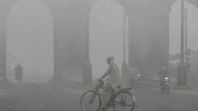 Pakistan’s dense smog now even visible from space