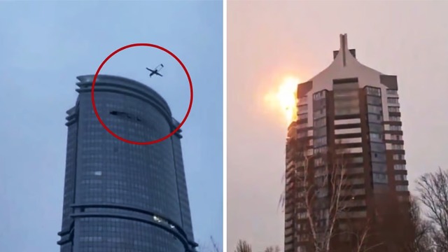 Ukraine drones strike buildings in Russia in 9/11 style attack