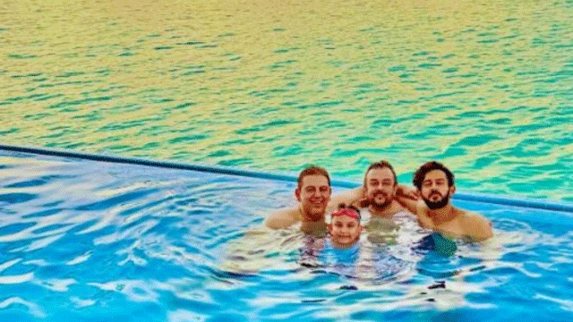 Adnan Sami shares picture with son Azan Sami and brother