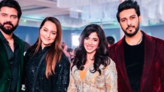 Sonya Hussyn meets Sonakshi Sinha and Zaheer Iqbal in UAE