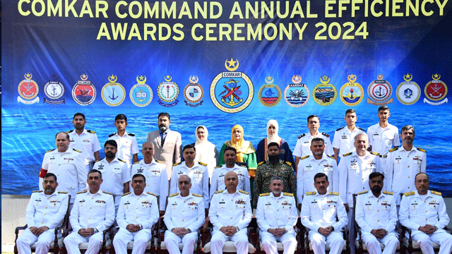 Pakistan Navy COMKAR Command Annual Efficiency Awards ceremony held
