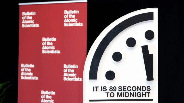 Doomsday Clock moves 1 second closer to catastrophe