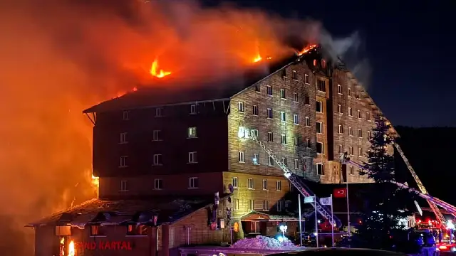 Fire at Turkey ski resort hotel leaves 66 dead