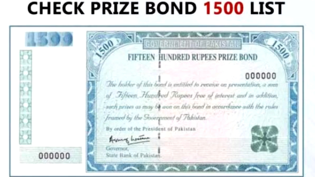 How to check Rs1500 prize bond draw list, February 17 2025?