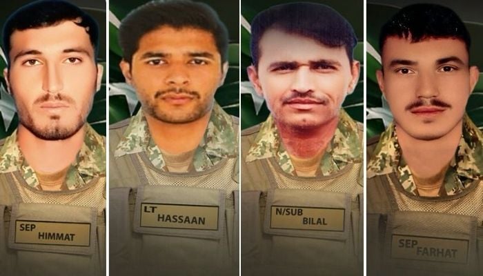 Four soldiers martyred, 15 terrorists killed in two KP operations