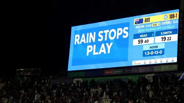 Australia reach CT 2025 semi-finals after washout against Afghanistan