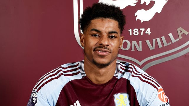 Aston Villa sign Marcus Rashford on loan