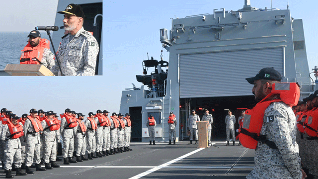 Fourth Offshore Patrol Vessel PNS YAMAMA arrives in Karachi