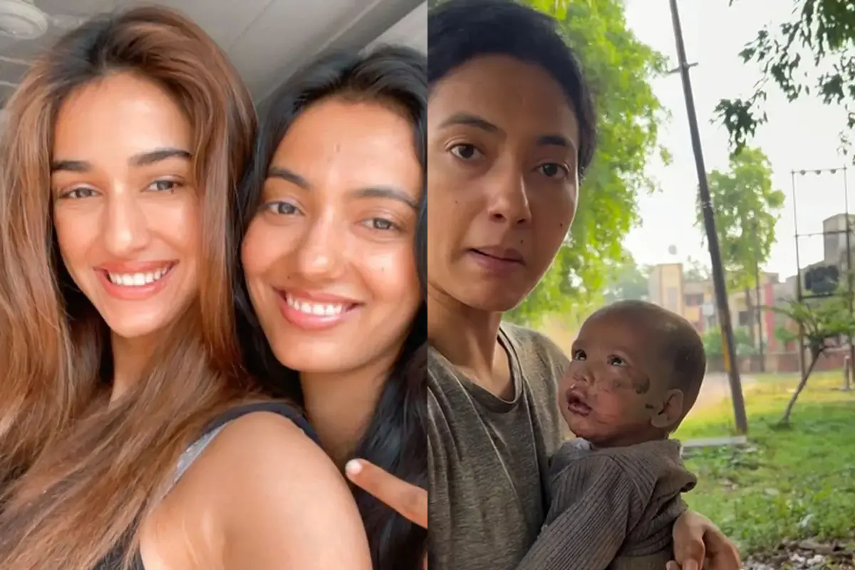 Disha Patani’s sister wins hearts online with her viral video of rescuing abandoned child: Watch