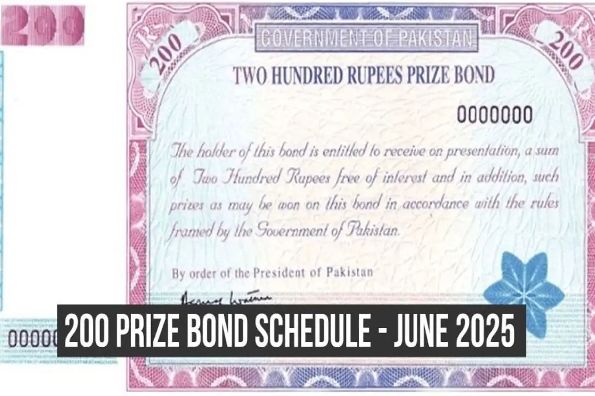 Prize Bond Draw Schedule for June 2025 Announced in Pakistan
