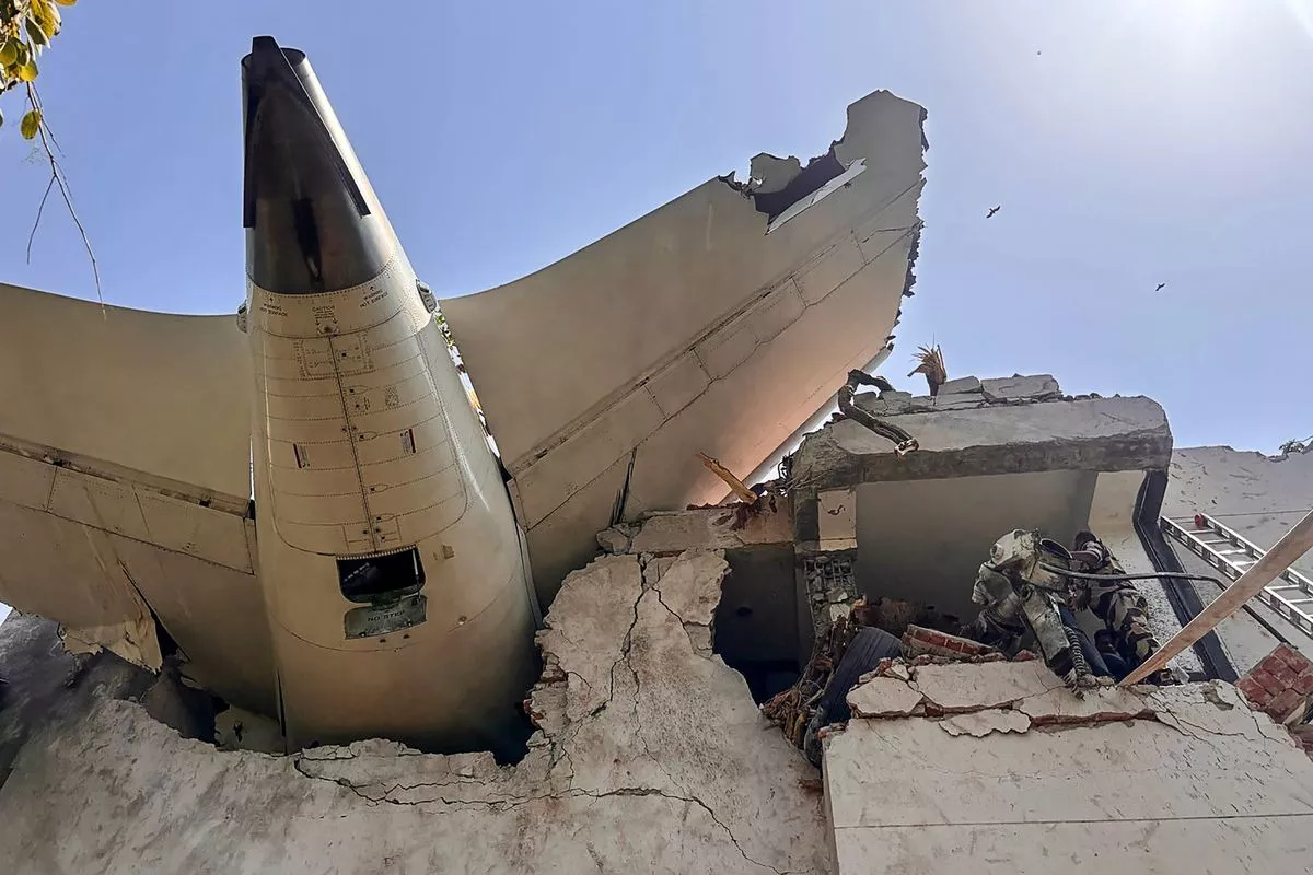 Air India Flight 171 Crash: Images from inside the hall at the B J Medical College