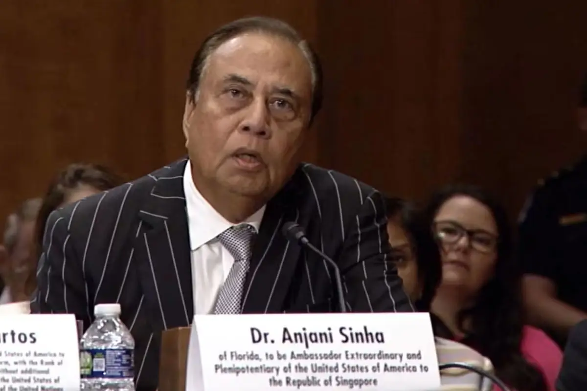 Who is Dr Anjani Sinha? Trump’s pick for Singapore envoy grilled in Senate