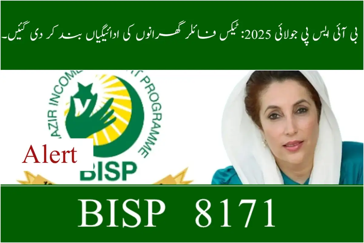 BISP July 2025 Update: Payments Stopped for Tax-Filer Families