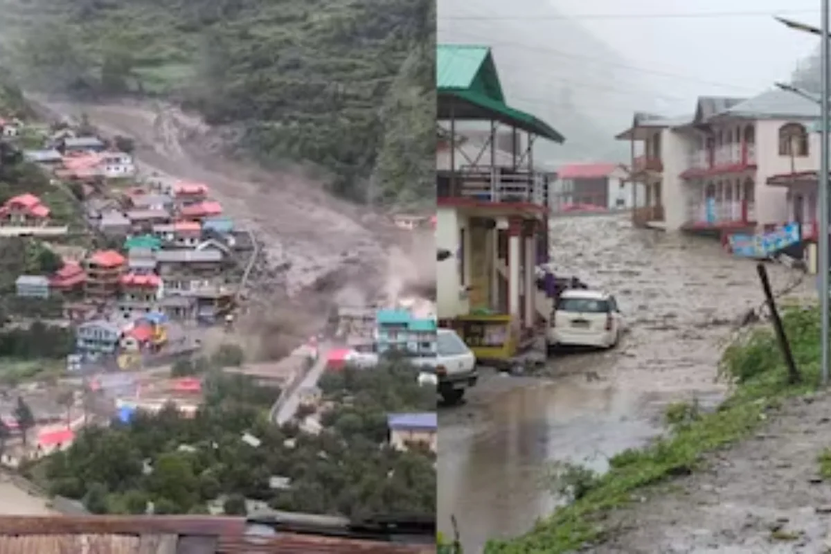 Cloudburst Triggers Floods in Dharali, India