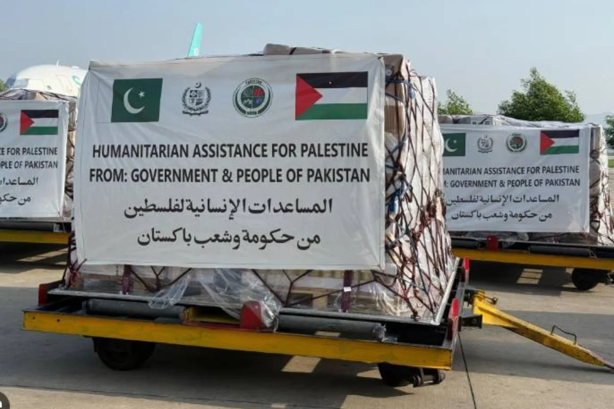Pakistan dispatches another consignment of 100 tonnes to Gaza