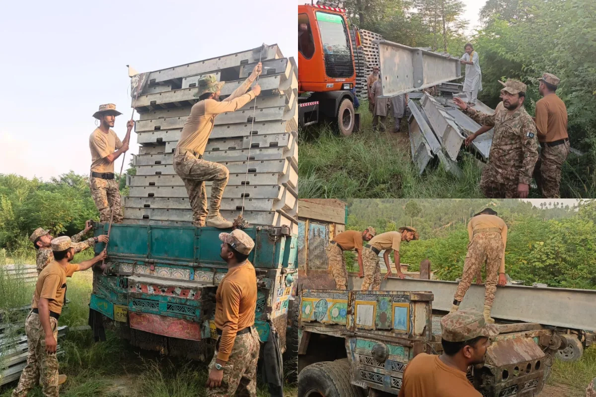 Pakistan Army Builds New Bridge to Reconnect Bajaur, Dir