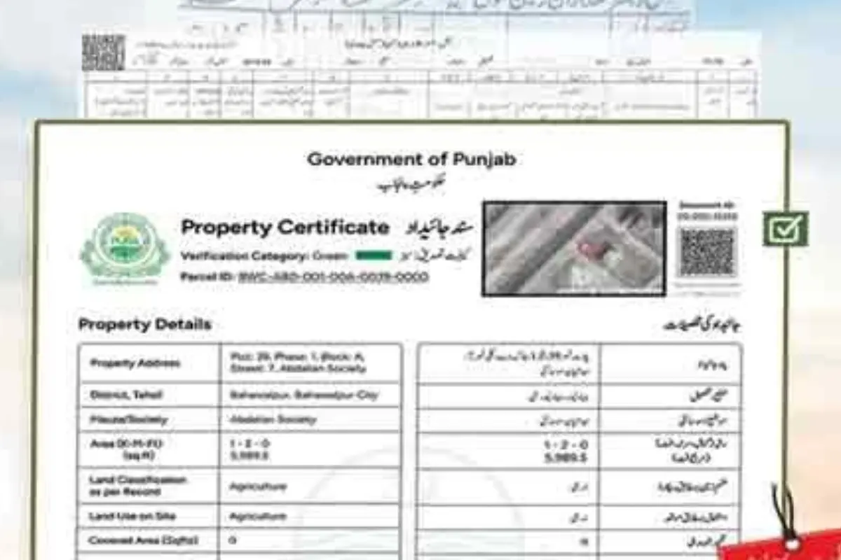 Punjab Introduces Green Property Certificate – Step-by-Step Guide