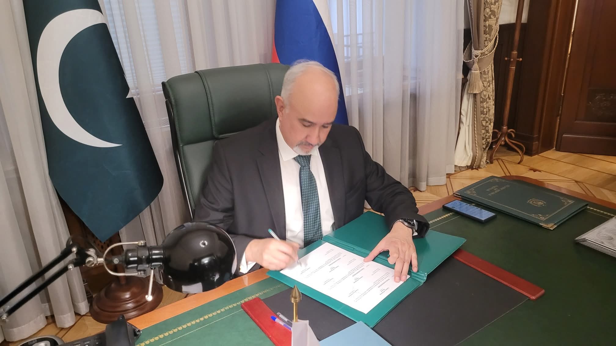 Faisal Niaz Tirmizi assumes charge as Pakistan’s Ambassador to the Russian Federation