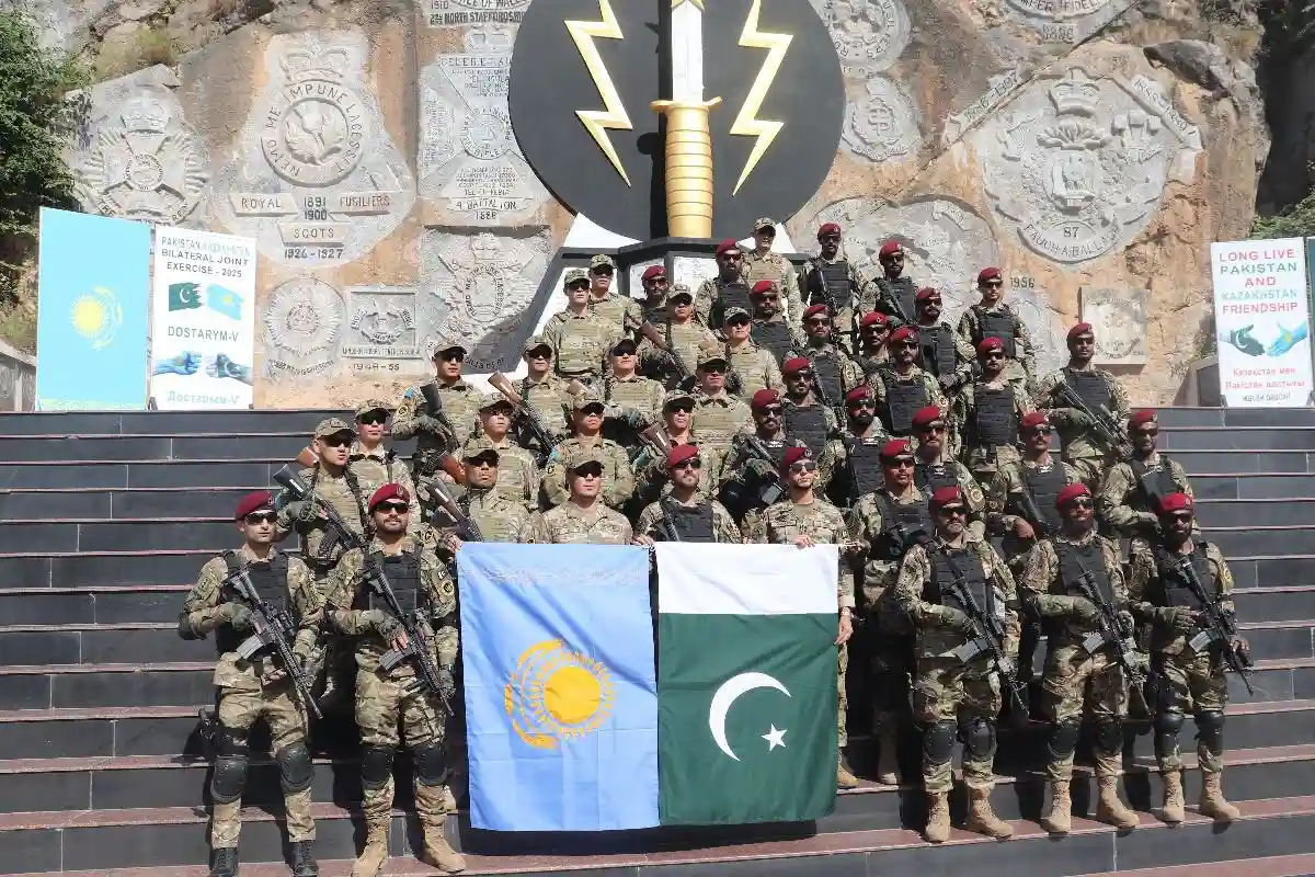 Pakistan Kazakhstan joint military exercise Dostarym V