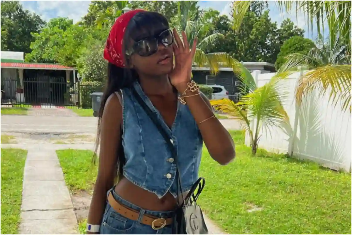 Who is Aniyah Saint-Surin Red Bandanna Girl
