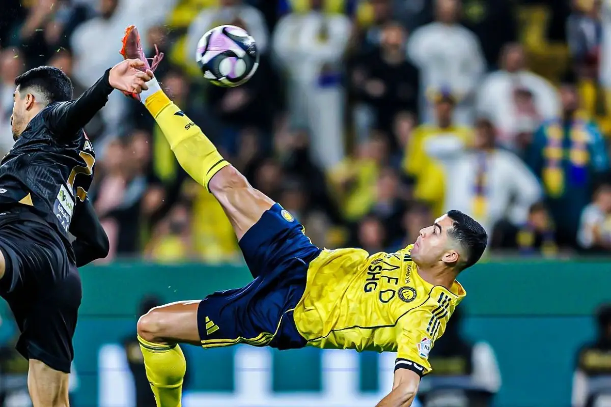 Cristiano Ronaldo Recreates 2018 Magic with Brilliant Bicycle Kick in SPL