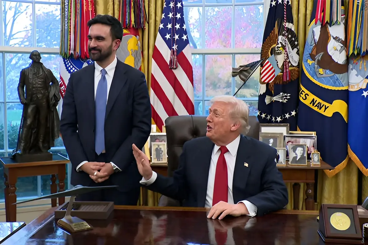 “Is Trump a Fascist?” Reporter Asks Mamdani—Trump Jumps In With His Own Answer