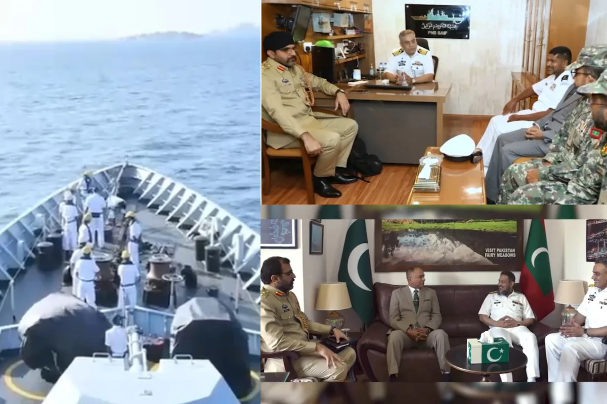 PNS SAIF Conducts Joint Naval Exercise with Maldives Coast Guard