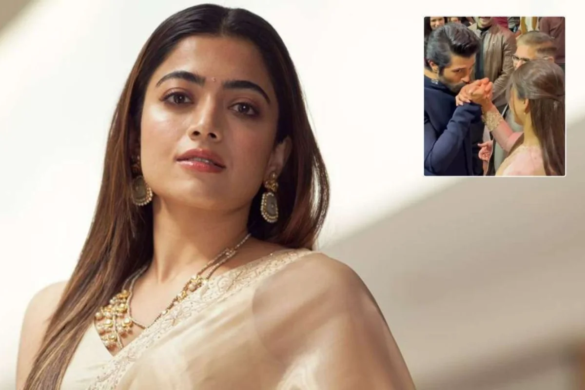 Vijay Deverakonda, Rashmika Mandanna Share Romantic Moment at New Film Event