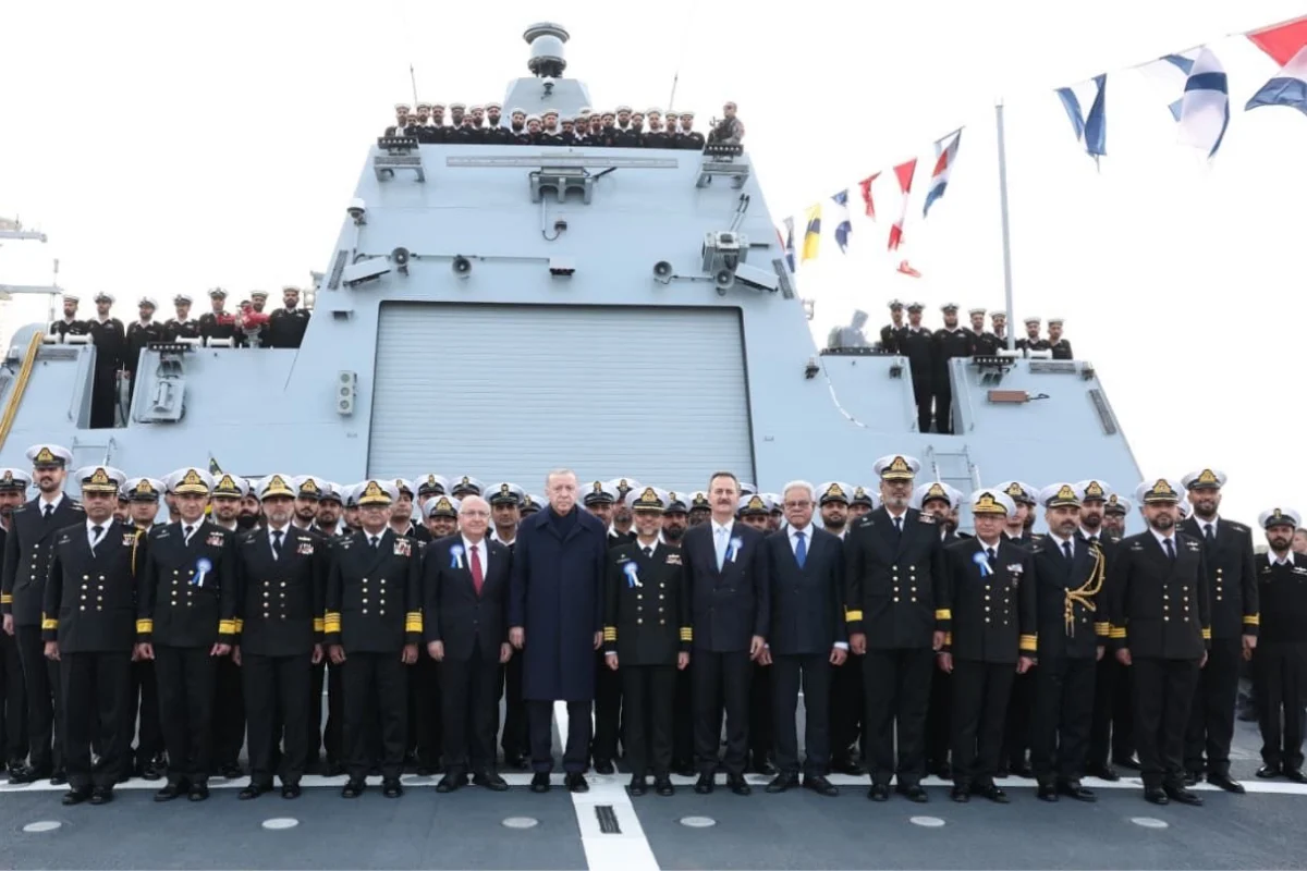 Erdogan Attends Commissioning of Pakistan Navy Ship PNS Khyber