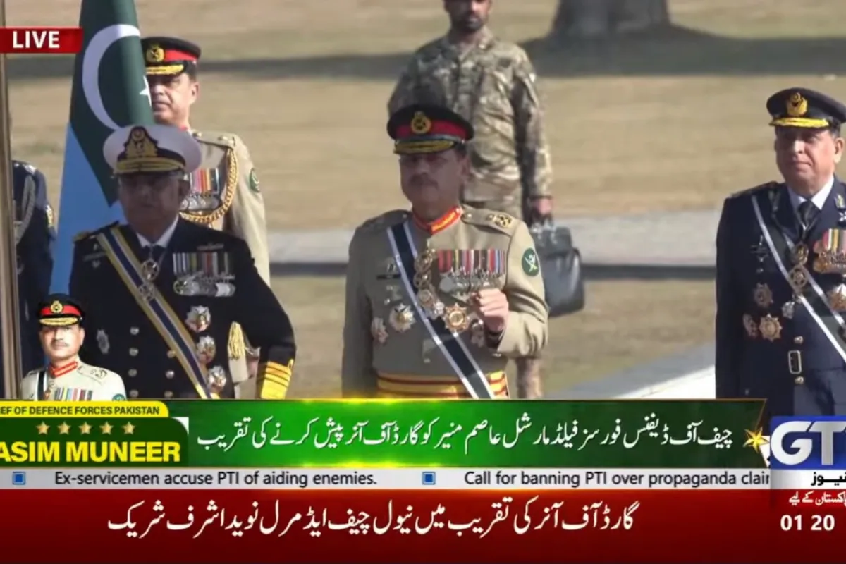 Pakistan’s First Chief of Defence Forces Field Marshal Syed Asim Munir Honored in GHQ Ceremony