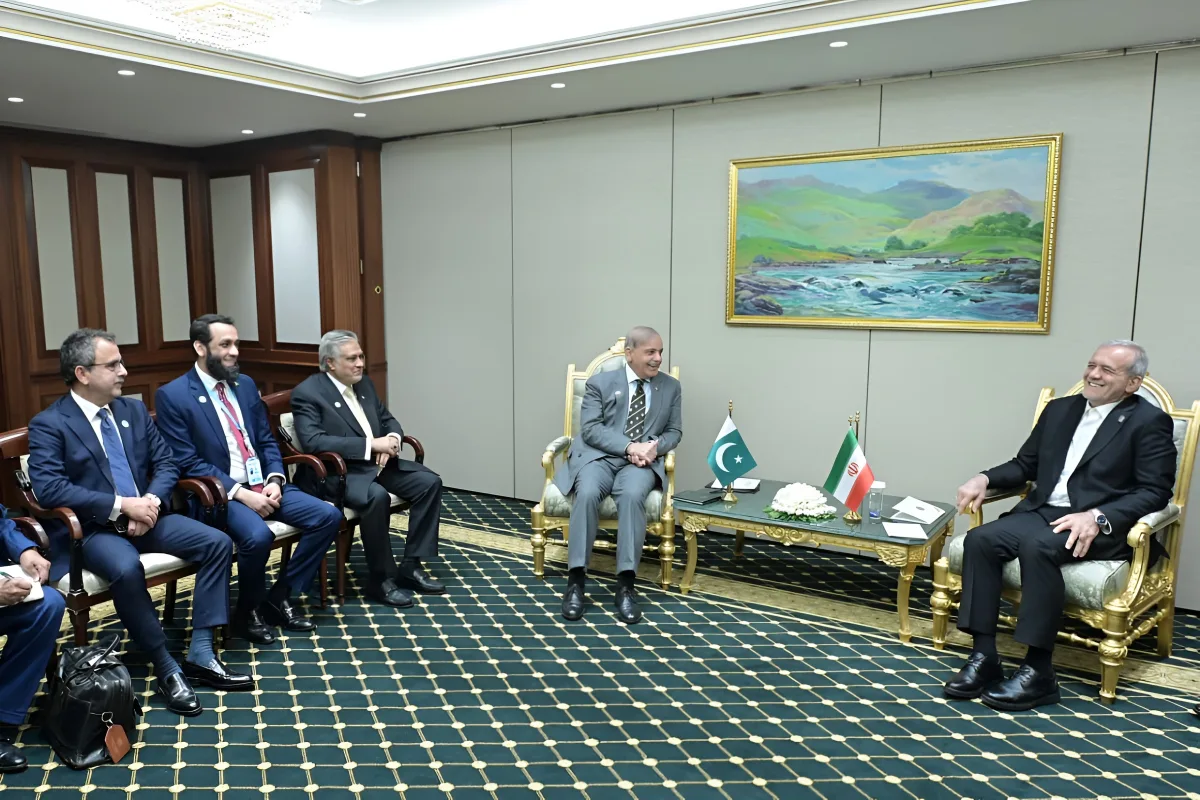 Shehbaz Sharif, Iranian President Discuss Regional Security, Gaza Situation