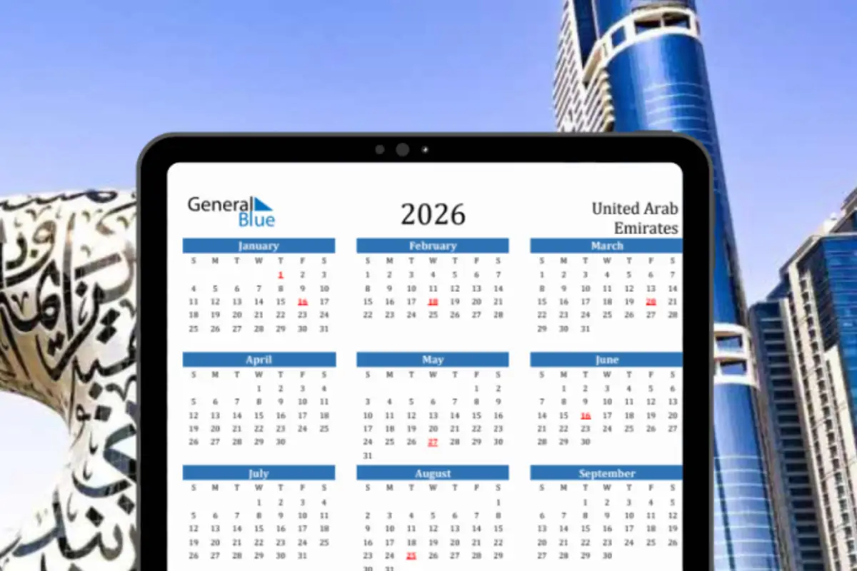 UAE Public Holidays 2026: Complete Calendar Announced