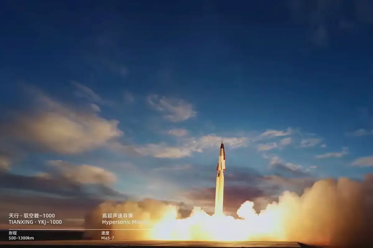 China Launches Low-Cost Hypersonic Missile YKJ-1000, Shaking Global Defense Market