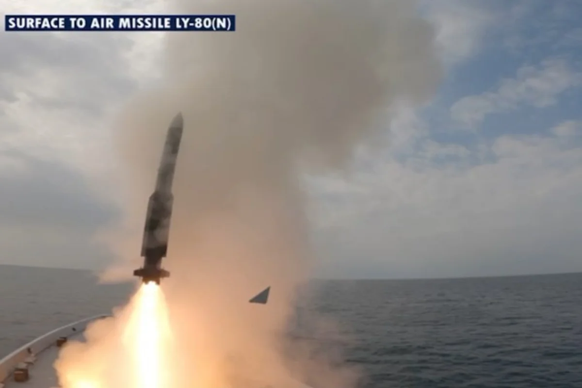 Pakistan Navy Successfully Tests LY-80(N) Missile in Live-Fire Exercise