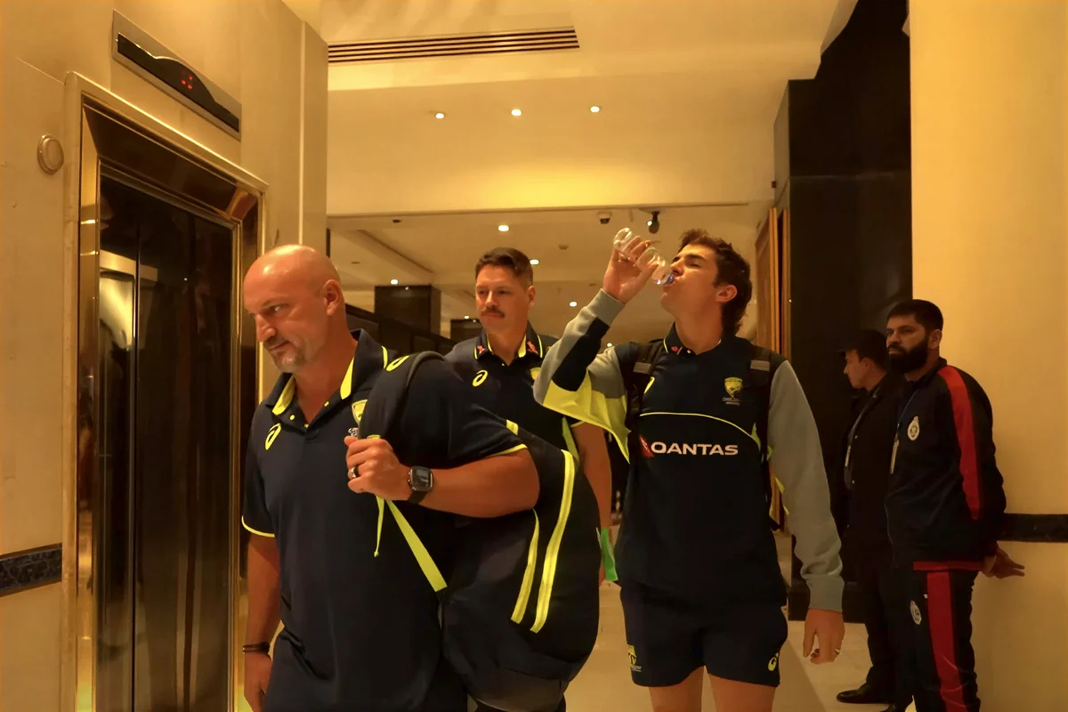 17-Member Australian Squad Lands in Lahore for T20I Tour