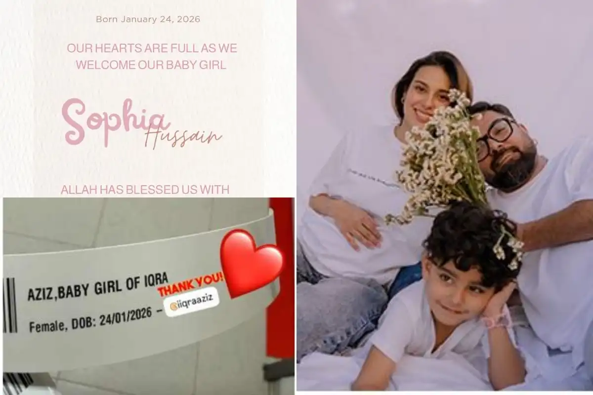 Yasir Hussain And Iqra Aziz Reveals Baby Girl Name