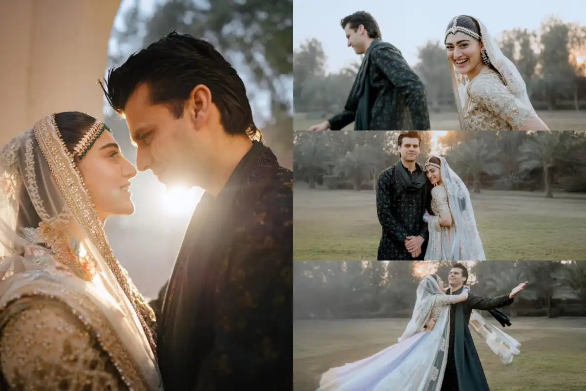 Hina Afridi Glows at Mehndi with Taimoor Akbar by Her Side