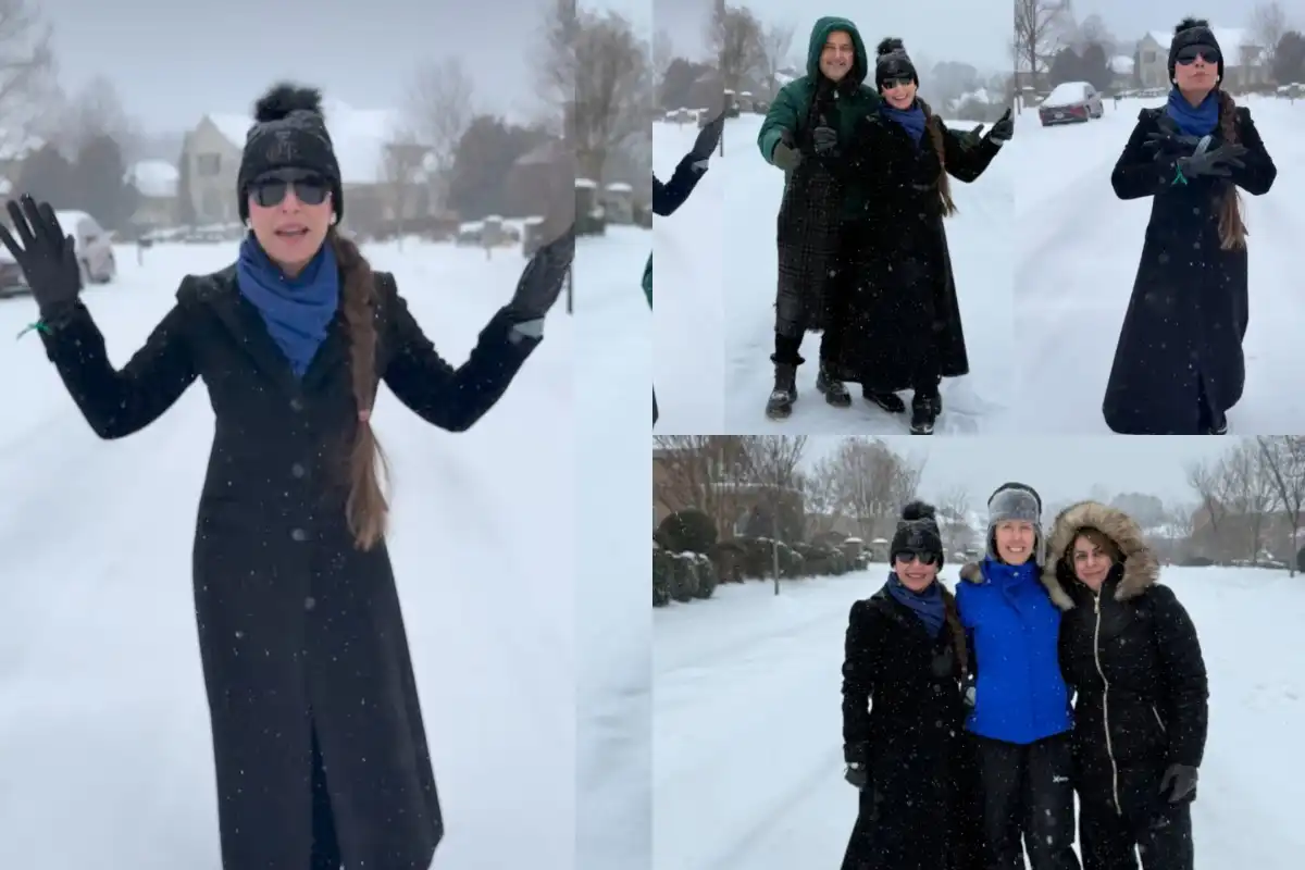 Actress Reema Khan Trolled on Her Snowstorm Song Video