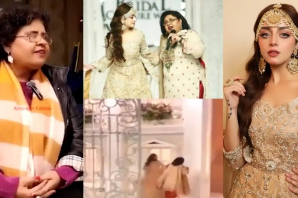 Shazia Manzoor explained Alizeh Shah ramp fall incident drama