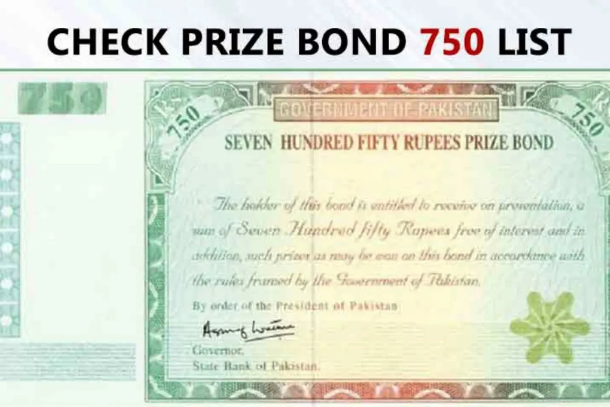 How to Check Rs750 Prize Bond Draw Complete Winner List for January 15, 2026