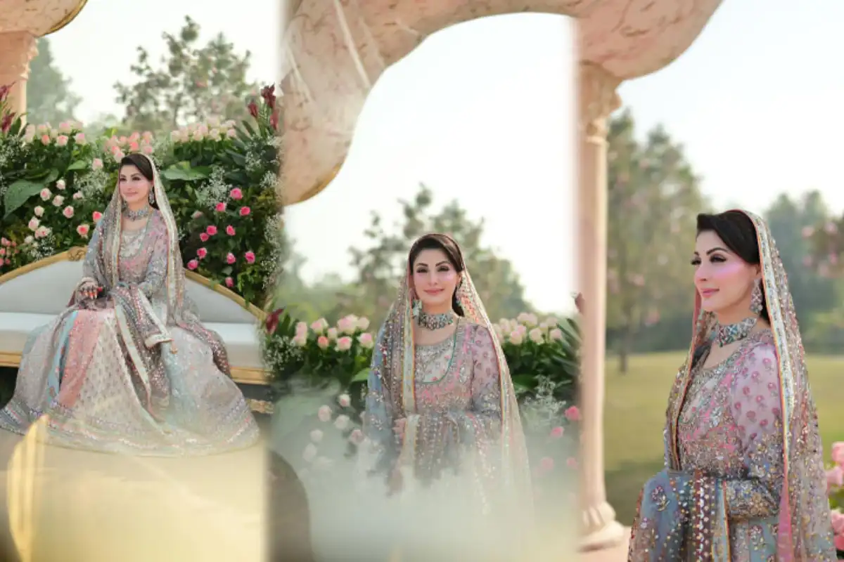 Maryam Nawaz’s Elegant Look at Son Junaid Safdar’s Valima Goes Viral