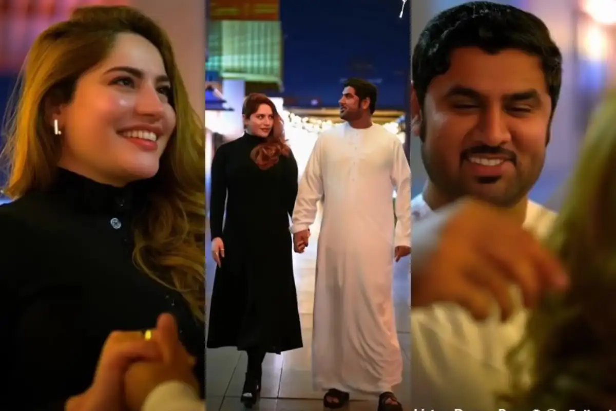 Neelam Muneer New Year video with husband Muhammad Rashid
