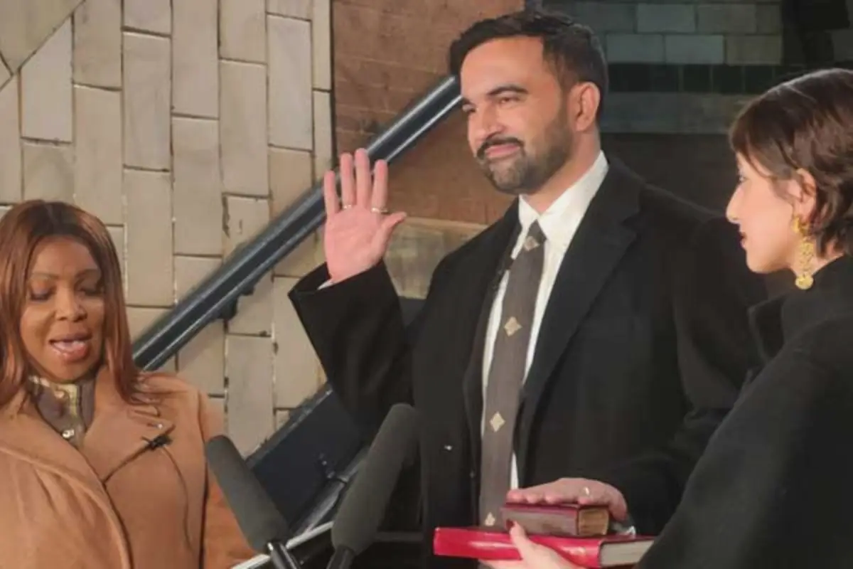 Zohran Mamdani Sworn in as NYC’s First Muslim Mayor, Takes Office on Historic Quran Oath