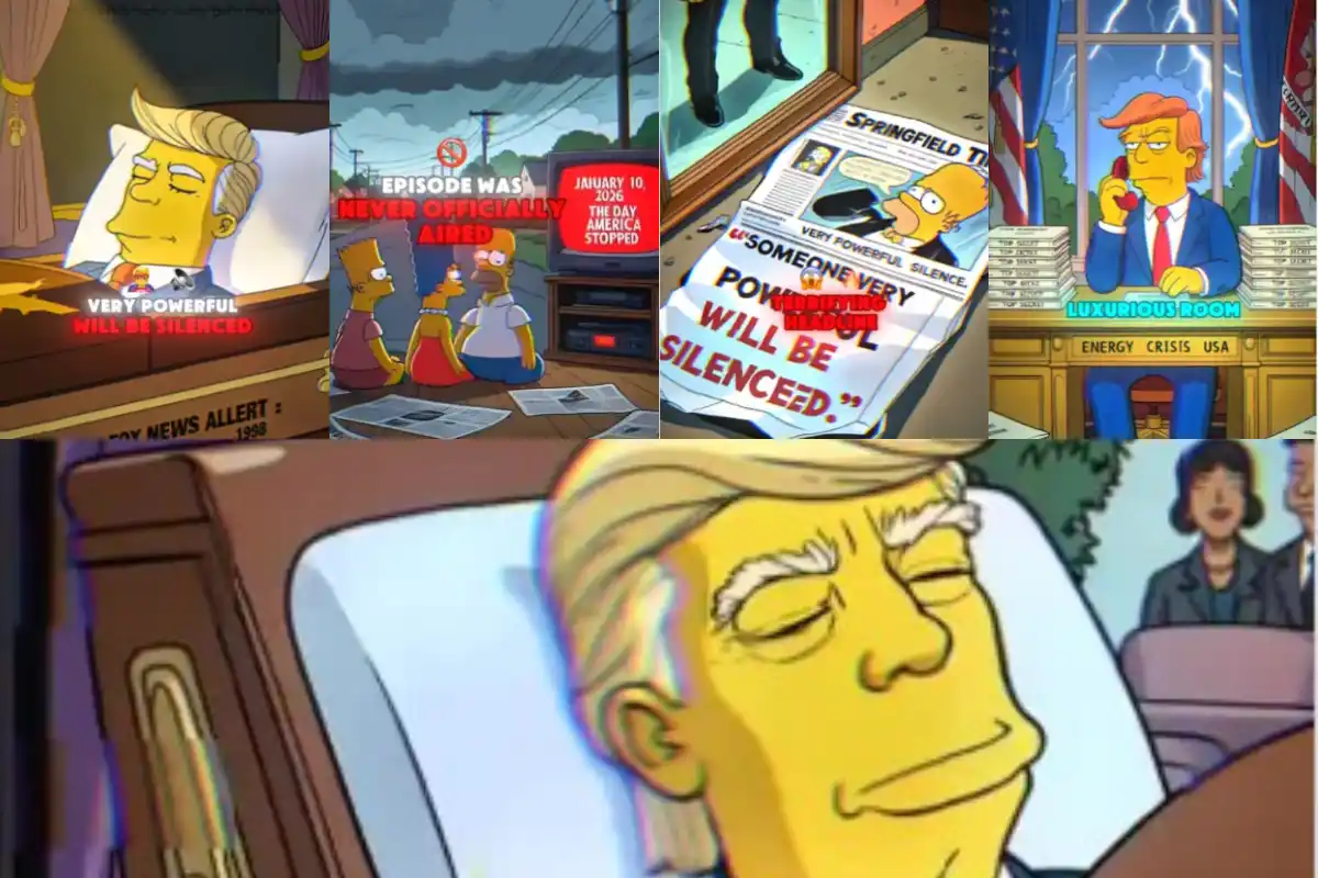 Simpsons Predict Donald Trump’s Death? Viral “Lost Episode” Images Spark